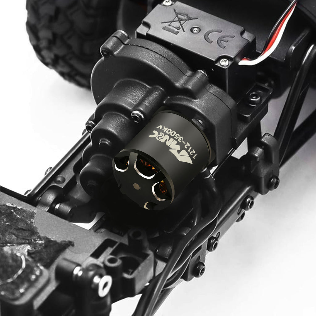 NMNRC 1212 3500kv Brushless Motor & 25A Brushless ESC & Transmission Case Kit for 1/24 Axial SCX24 AX24 Upgrades Part